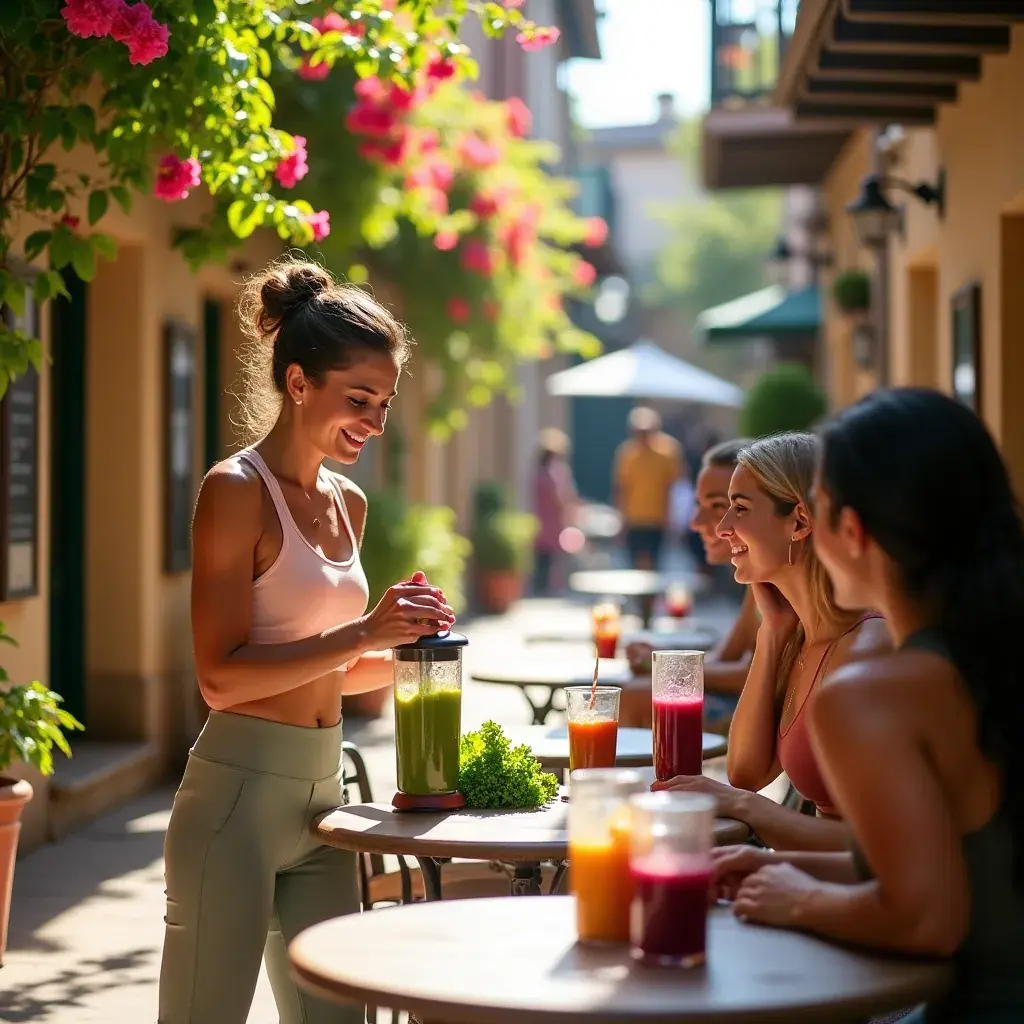 Un grupo de verduras orgánicas para preparar un batido energético.